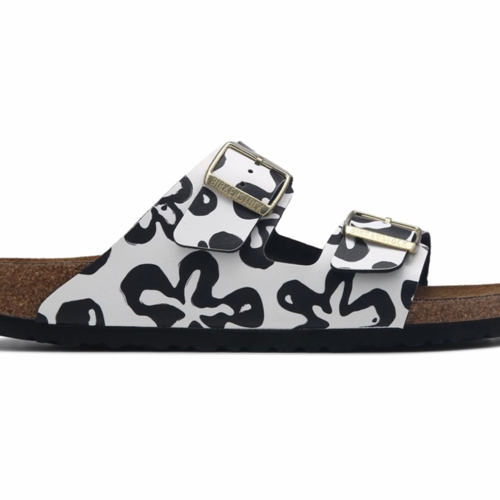 Brand new in box womens Arizona Blooms Birkenstock Narrow 38 - Picture 7 of 8